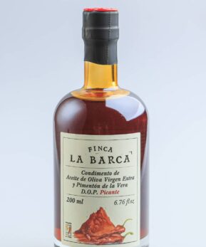 Aceite de Oliva Virgen Extra condimentado con Pimentón de la Vera Picante DOP - Finca La Barca