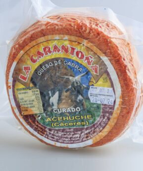 Queso de cabra curado con Pimentón - La Carantoña